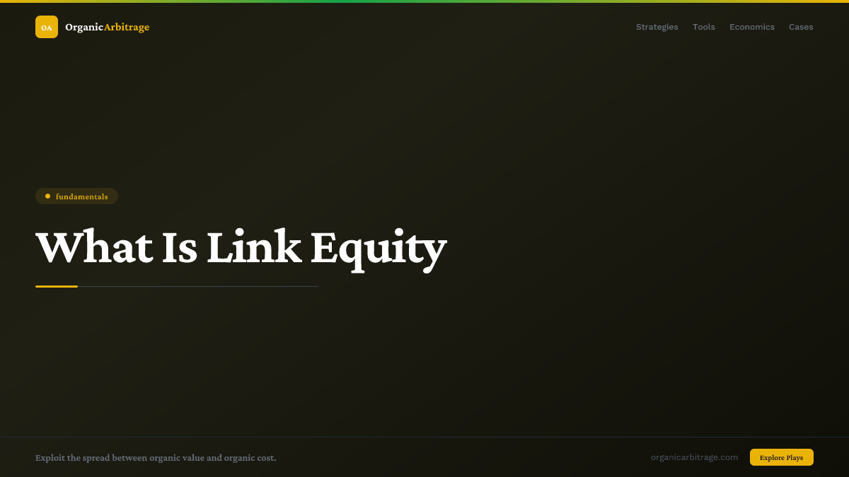 What Is Link Equity