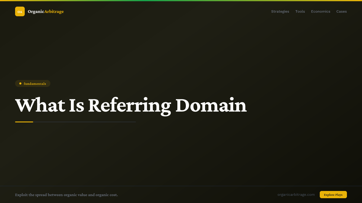 What Is Referring Domain