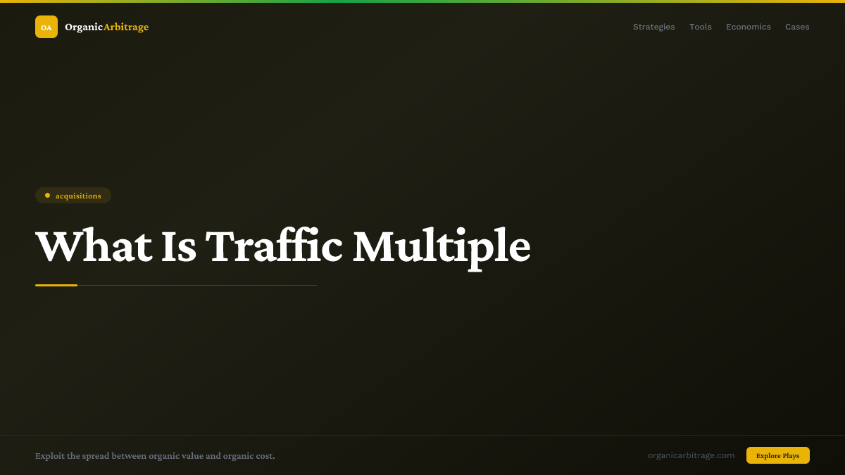 What Is Traffic Multiple